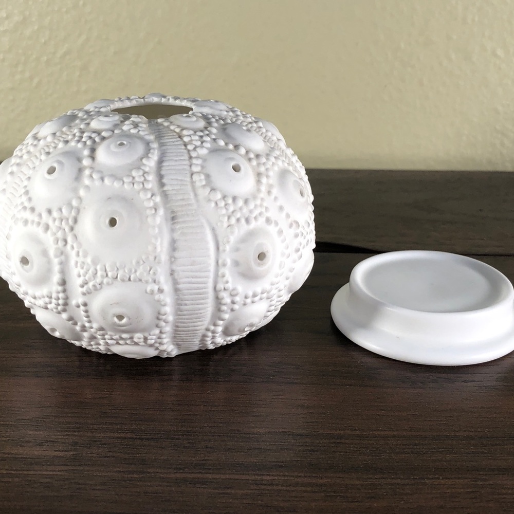 Anthropologie Porcelain Sea Coral Tea Light Holder